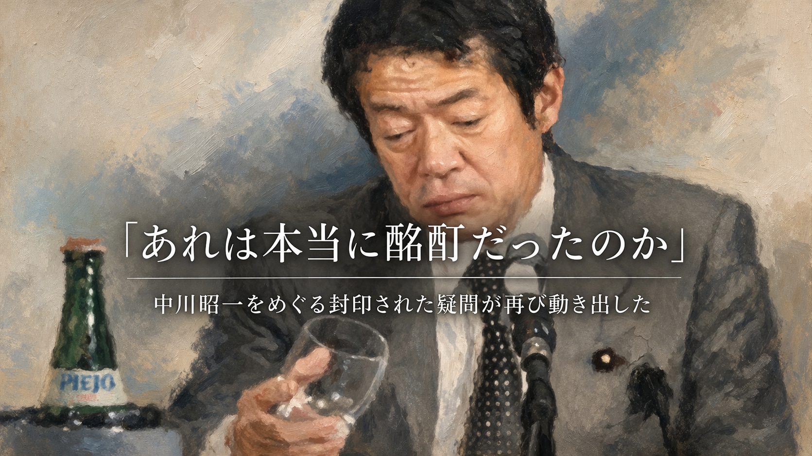 「あれは本当に酩酊だったのか」 中川昭一<br>をめぐる封印された疑問が再び動き出した